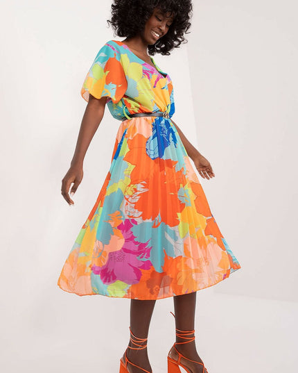 Robe d'été évasée florale