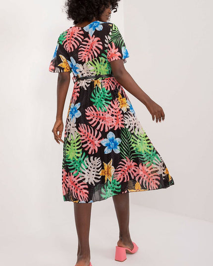 Robe d'été évasée florale