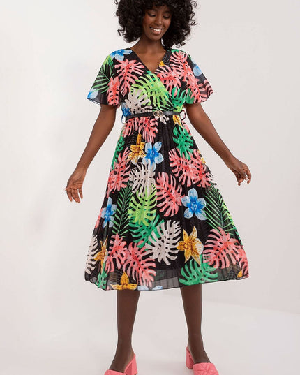 Robe d'été évasée florale