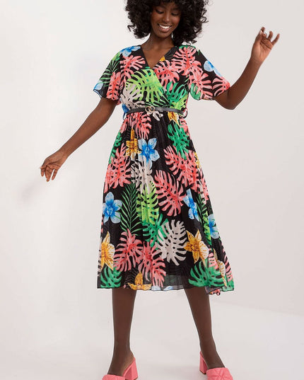 Robe d'été évasée florale