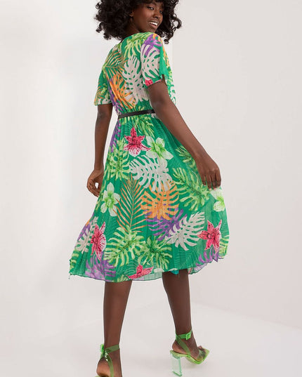Robe d'été évasée florale