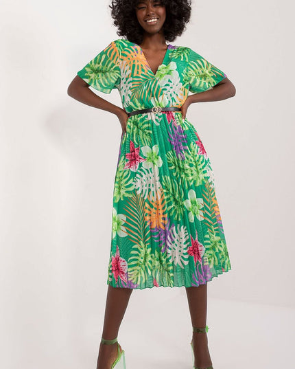 Robe d'été évasée florale