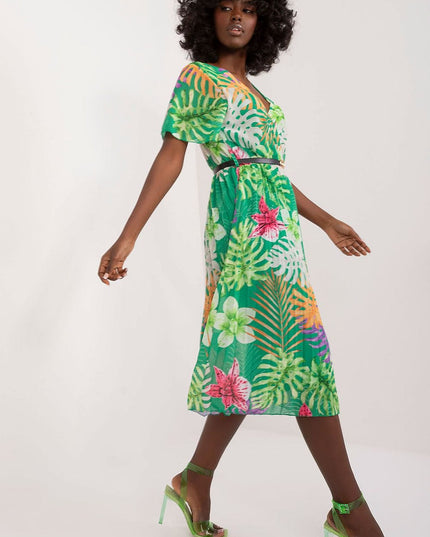 Robe d'été évasée florale