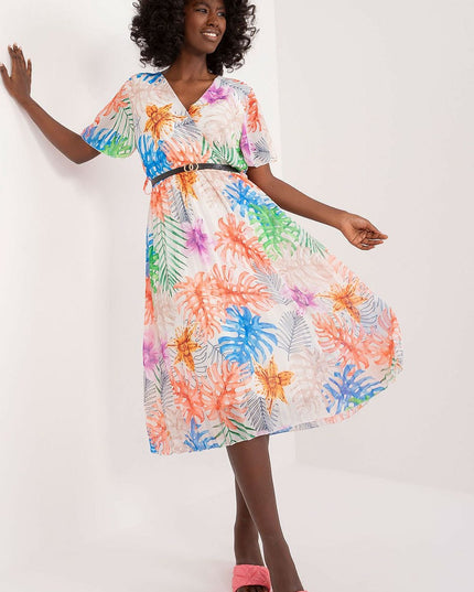 Robe d'été évasée florale