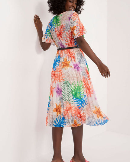 Robe d'été évasée florale