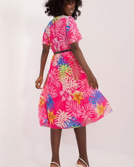 Robe d'été évasée florale