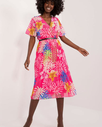 Robe d'été évasée florale