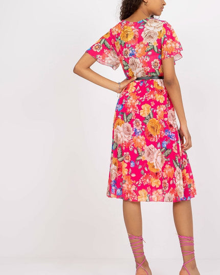 Robe d'été évasée florale
