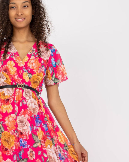 Robe d'été évasée florale