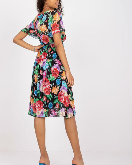Robe d'été évasée florale