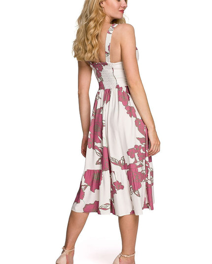 Robe midi florale élégante