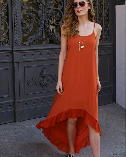 Robe slip asymétrique légère