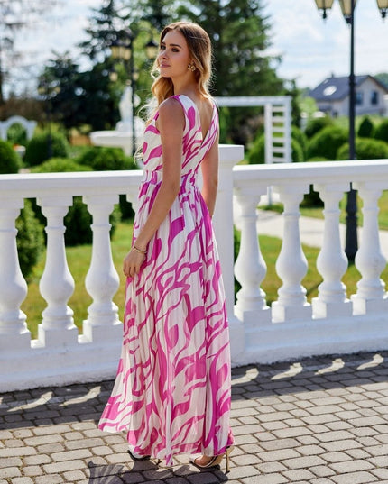 Robe longue en mousseline