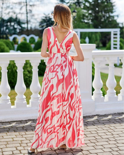 Robe longue en mousseline