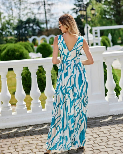 Robe longue en mousseline