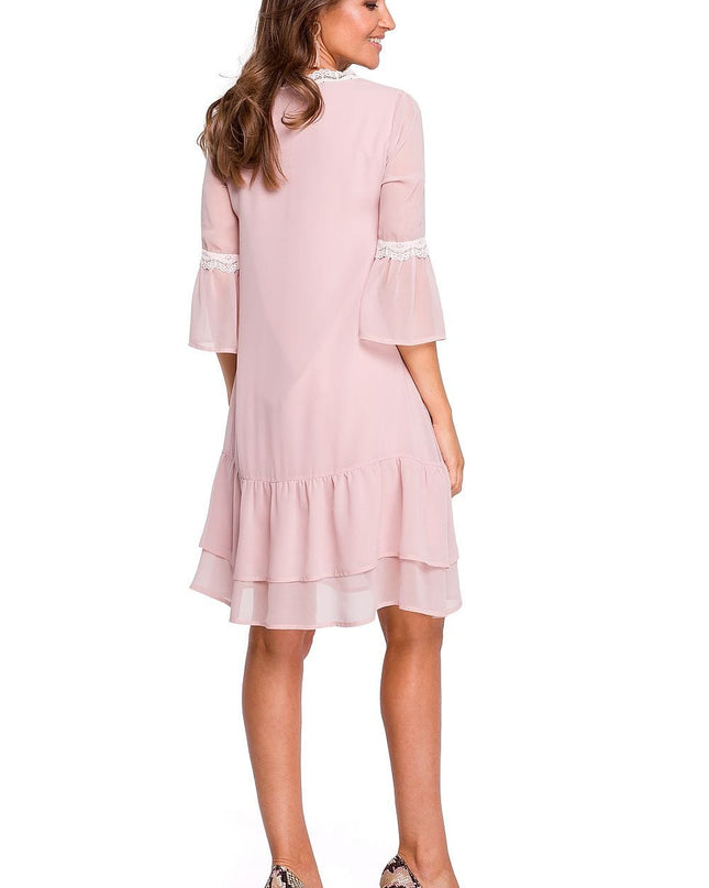 Robe bohème manches volants