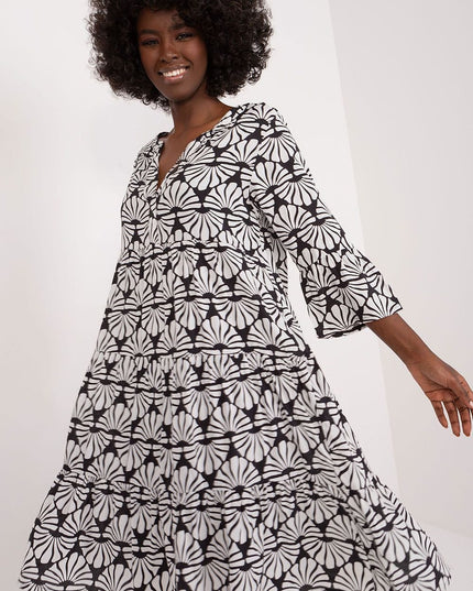 Robe d'été fluide imprimée