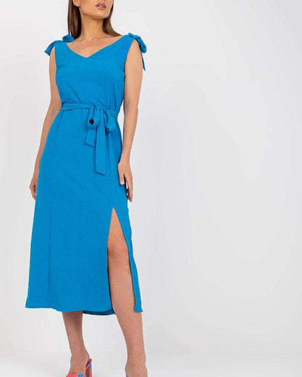 Robe d'été fendue avec lien
