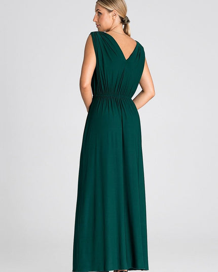 Robe longue élégante avec fente