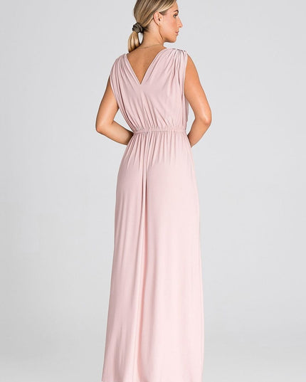 Robe longue élégante avec fente