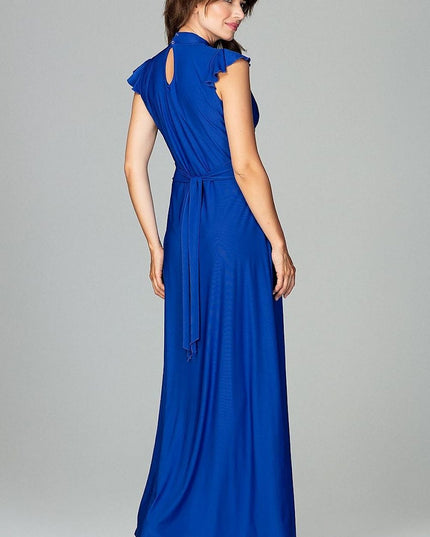 Robe maxi élégante vert émeraude