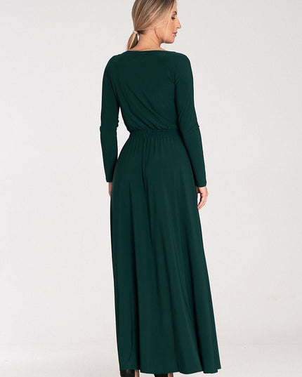 Robe maxi simple manches longues
