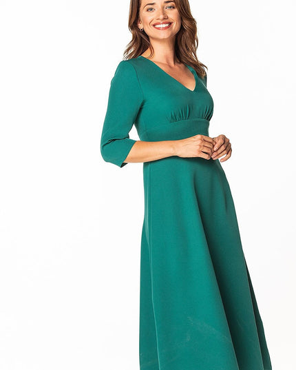 Robe maxi à manches 3/4