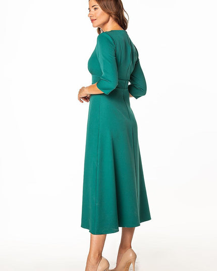 Robe maxi à manches 3/4