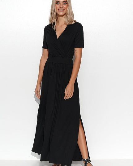 Robe longue légère noire