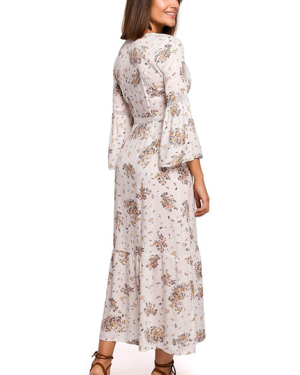 Robe maxi bohème dentelle