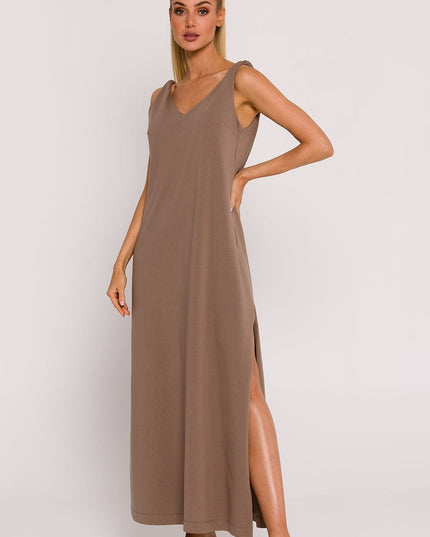 Robe verte oversize élégante