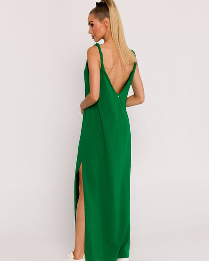 Robe verte oversize élégante
