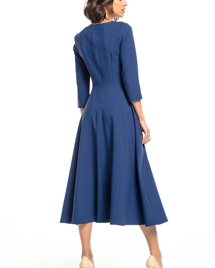 Robe maxi vert élégante