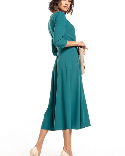 Robe maxi vert élégante