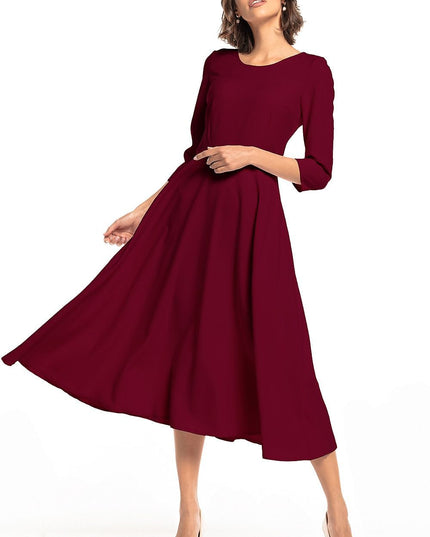 Robe maxi vert élégante