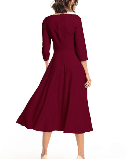 Robe maxi vert élégante
