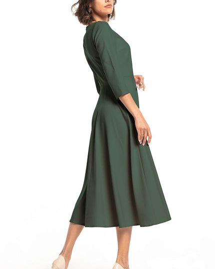 Robe maxi vert élégante