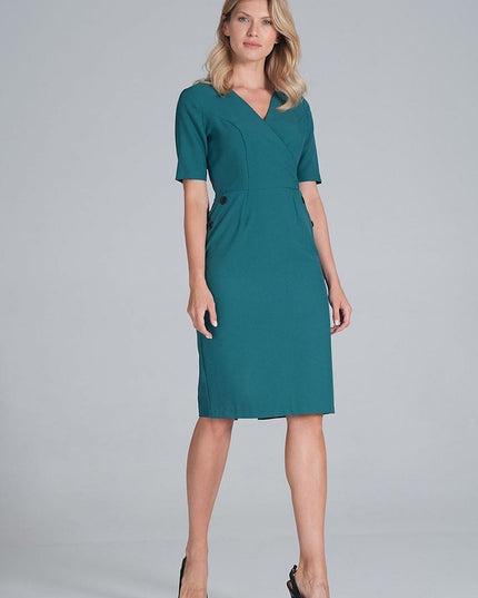 Robe crayon midi élégante