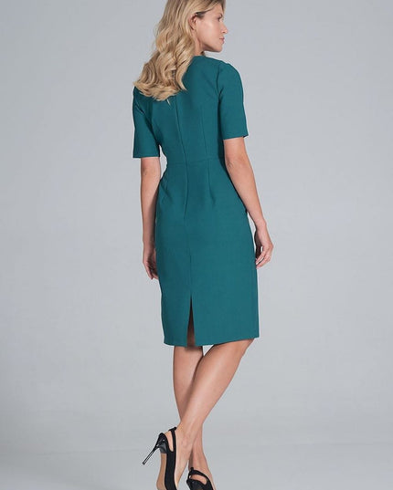 Robe crayon midi élégante