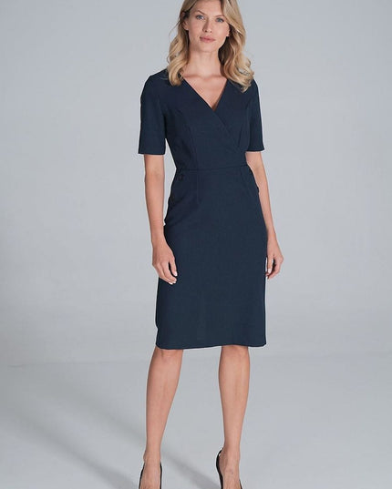 Robe crayon midi élégante