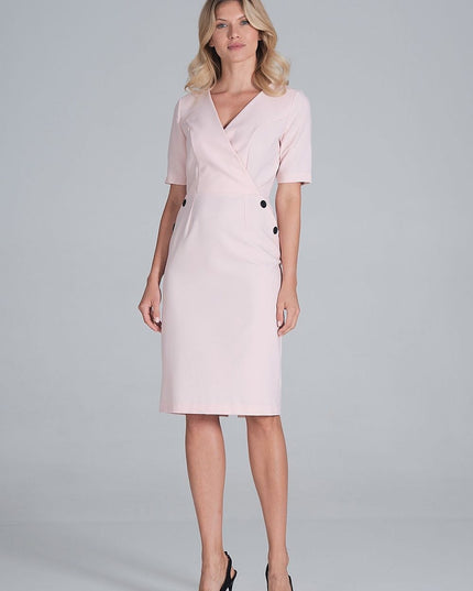 Robe crayon midi élégante