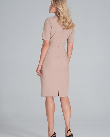 Robe crayon midi élégante