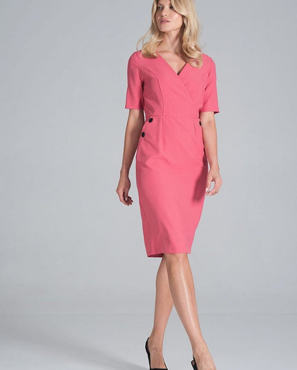 Robe crayon midi élégante