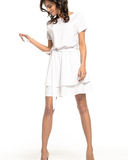 Robe élégante avec jupe double