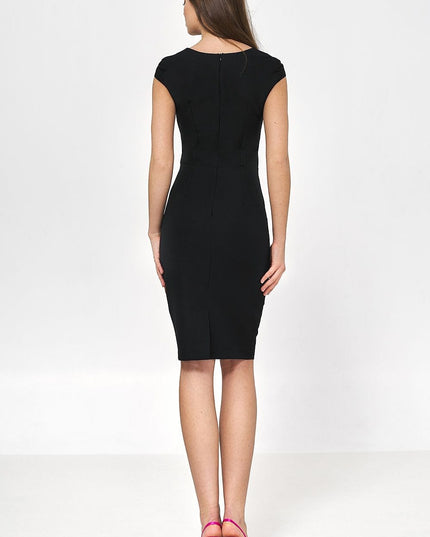 Robe crayon noire classique