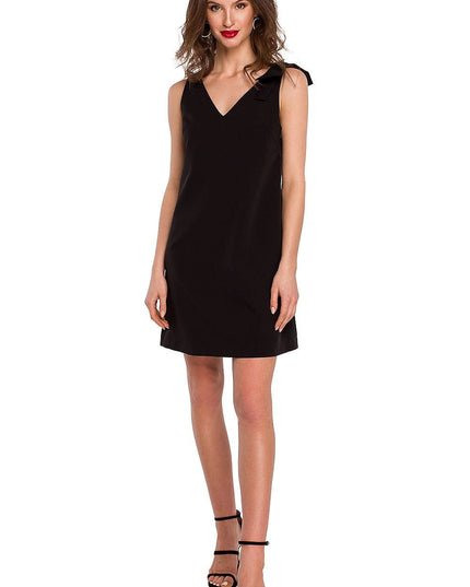 Robe trapèze noire chic