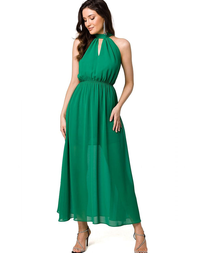 Robe midi en mousseline élégante