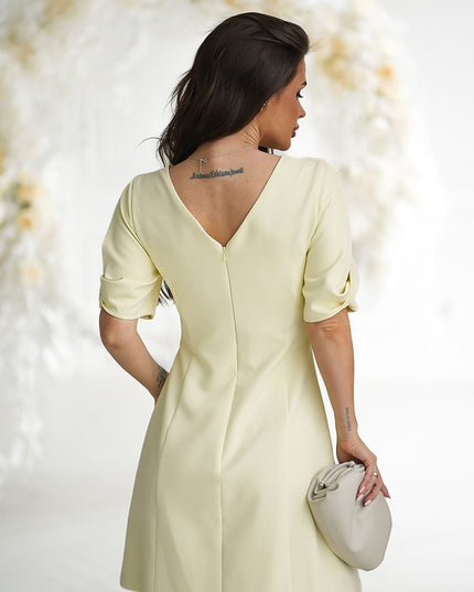 Robe élégante rose poudré