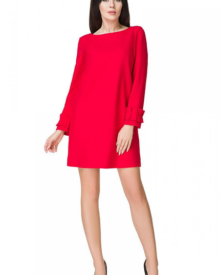 Robe trapèze élégante rose