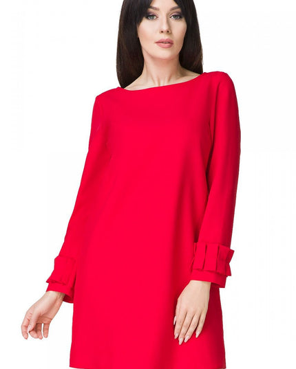 Robe trapèze élégante rose
